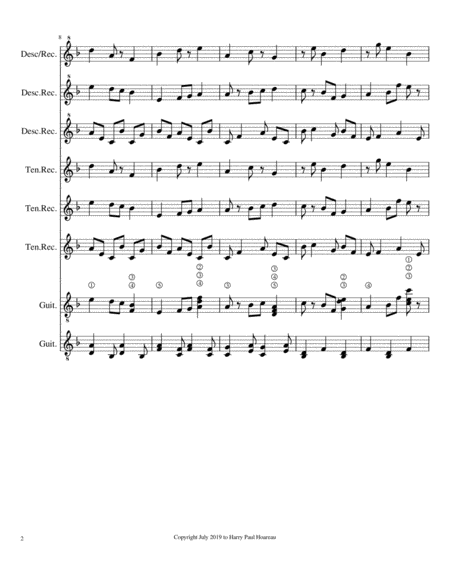 Presence 27ta Guitar And Recorder Octet Page 2