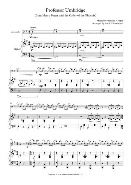 Professor Umbridge Cello Piano Page 2