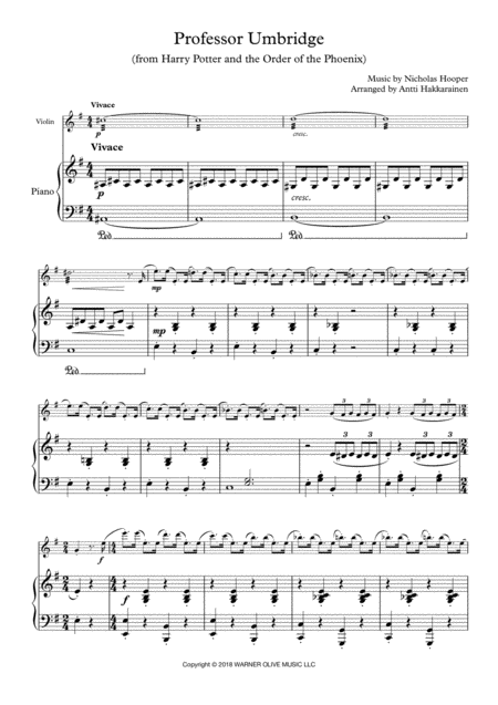 Professor Umbridge Violin Piano Page 2