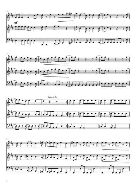 Proud Mary Violin 1 Violin 2 Cello Page 2