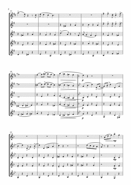 Puttin On The Ritz For Clarinet Quintet Page 2