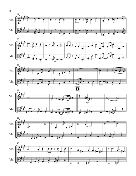 Puttin On The Ritz Violin Viola Duet Page 2