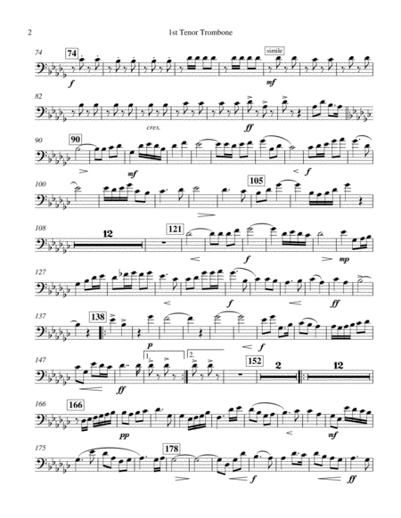 Quarter Century March 1st Tenor Trombone Page 2