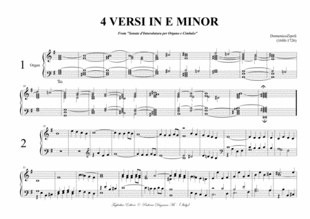 Quattro Versi In E Minor D Zipoli Page 2