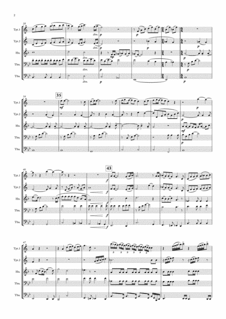 Queen Bohemian Rhapsody Brass Quintet Page 2