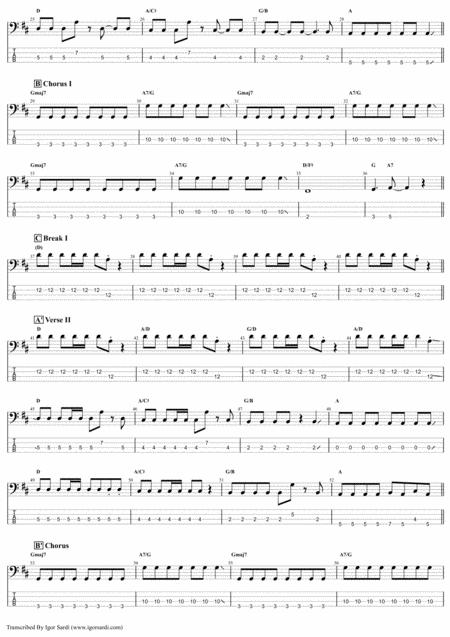 Queen David Bowie Under Pressure Live At Wembley 86 Complete And Accurate Bass Transcription Whit Tab Page 2