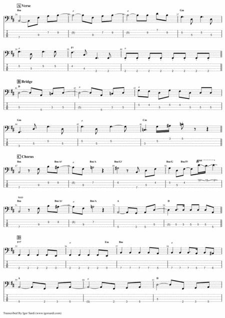 Queen Death On Two Legs Accurate Bass Transcription Whit Tab Page 2