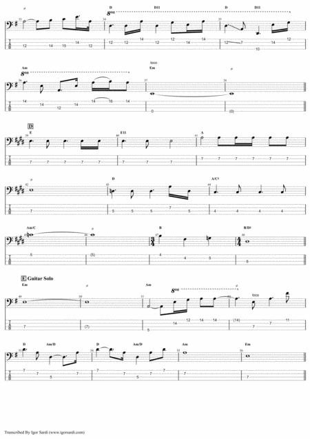 Queen Dont Try So Hard Complete And Accurate Bass Transcription Whit Tab Page 2