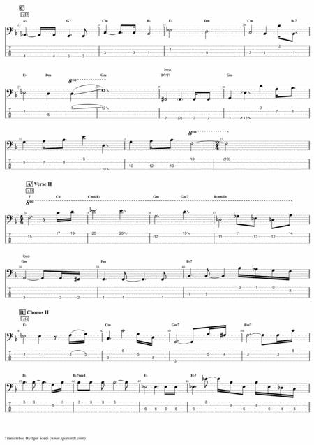 Queen Jealousy Complete And Accurate Bass Transcription Whit Tab Page 2