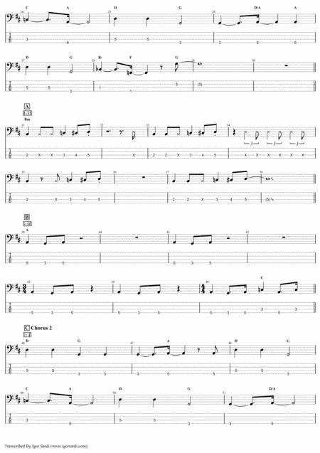 Queen John Deacon Dont Try Suicide Complete And Accurate Bass Transcription Whit Tab Page 2