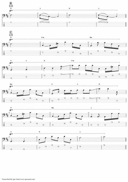Queen John Deacon Drowse Complete And Accurate Bass Transcription Whit Tab Page 2