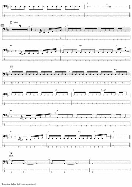 Queen John Deacon Liar Complete And Accurate Bass Transcription Whit Tab Page 2