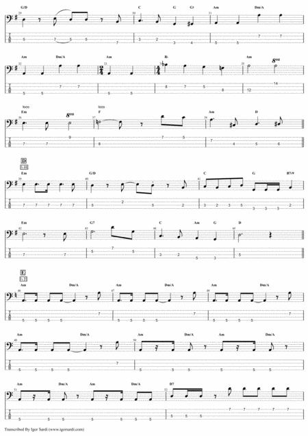 Queen John Deacon My Fairy King Complete And Accurate Bass Transcription Whit Tab Page 2
