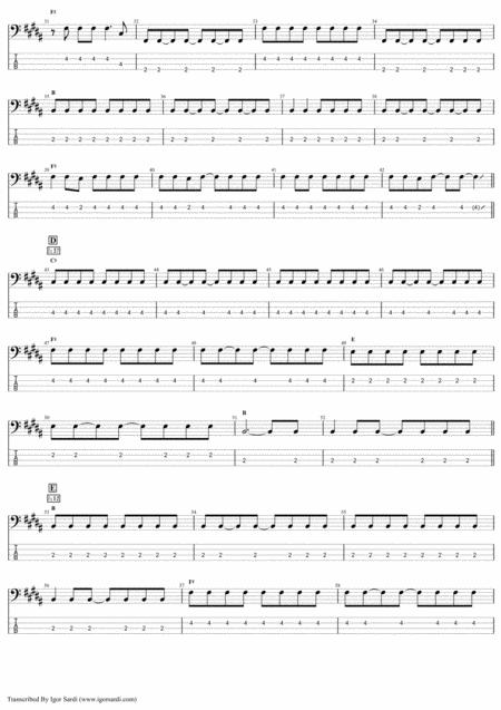 Queen John Deacon Rock It Prime Jive Complete And Accurate Bass Transcription Whit Tab Page 2