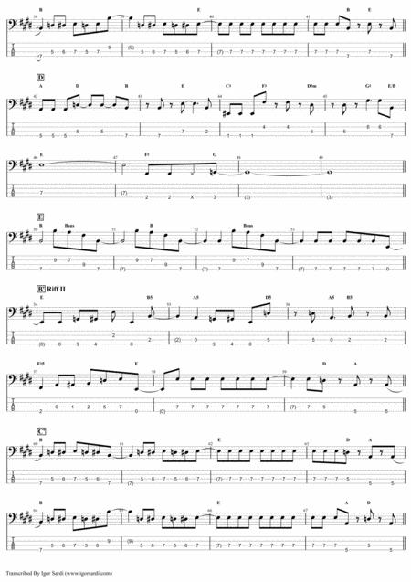 Queen Now I M Here Accurate Bass Transcription Whit Tab Page 2