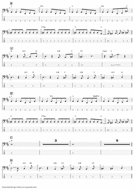 Queen One Vision Live At Wembley 86 Accurate Bass Transcription Whit Tab Page 2