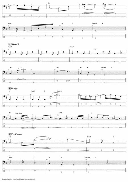 Queen Radio Ga Ga Accurate Bass Transcription Whit Tab Page 2