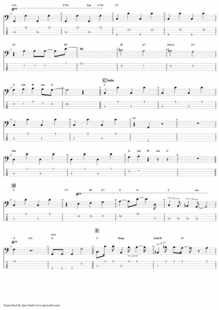 Queen Seaside Rendezvous Accurate Bass Transcription Whit Tab Page 2