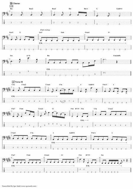 Queen The Show Must Go On Complete And Accurate Bass Transcription Whit Tab Page 2