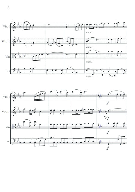 Queen We Are The Champions String Quartet Page 2