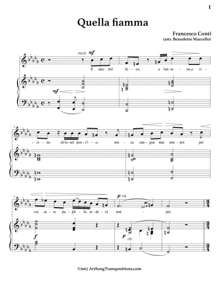 Quella Fiamma B Flat Minor Page 2