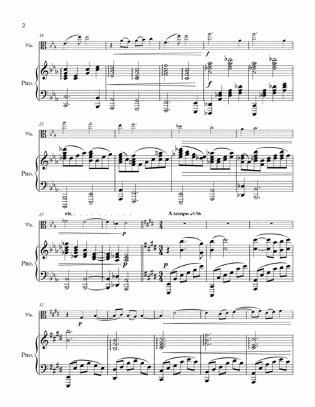 Quiet City Viola And Piano Page 2