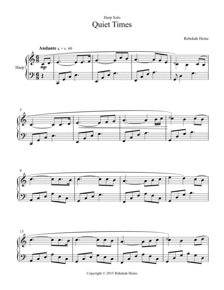 Quiet Times For Solo Harp Page 2