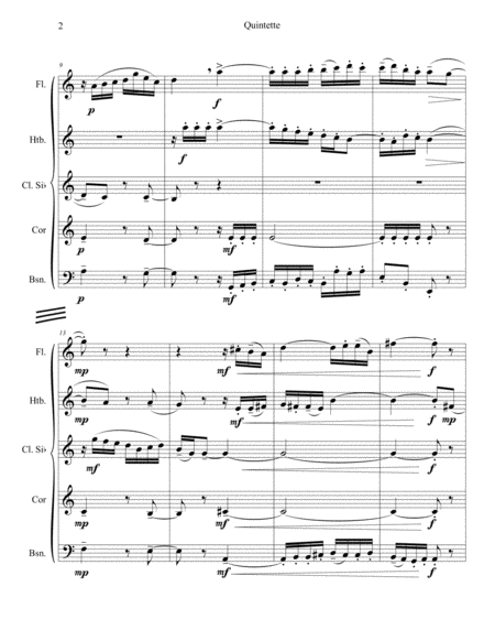 Quintette Toccate Ou Le Rcit Digital Wind Quintet Page 2