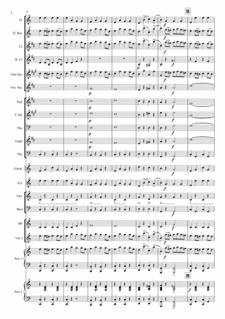 Radetzky March Mixed Ensemble Page 2