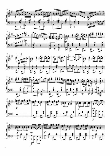 Ragtime Medley For Solo Piano Page 2