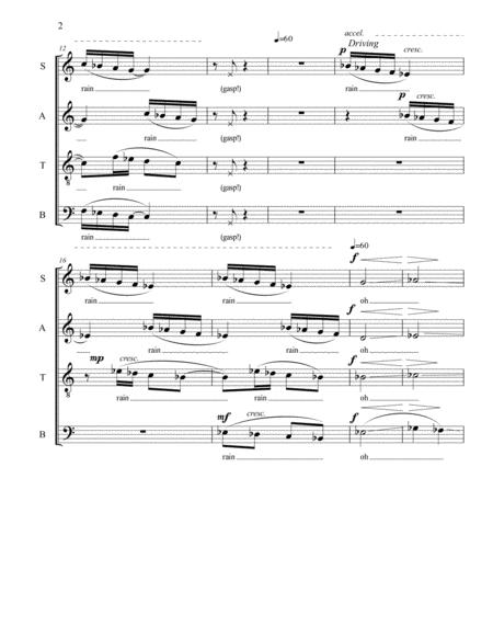 Rain A Capella Quartet Satb Page 2