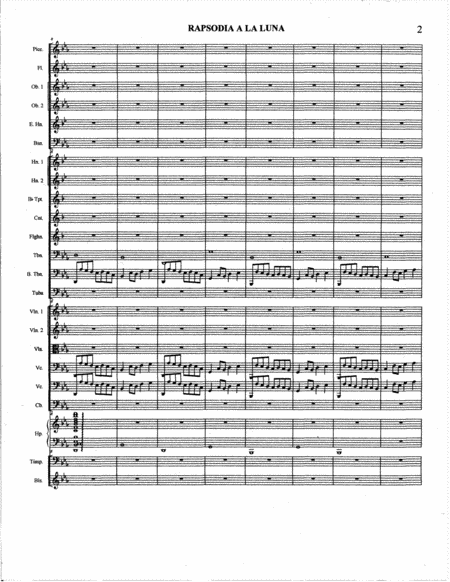 Rapsodia A La Luna Score And Parts Page 2