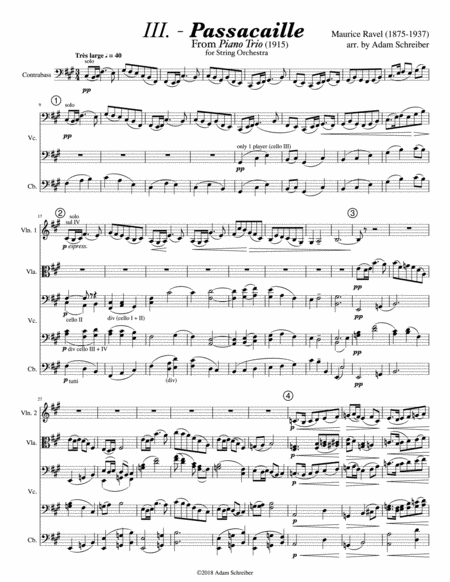 Ravel Passacaglia For String Orchestra Page 2