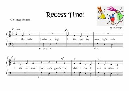 Recess Time Beginner Piano Solo Page 2