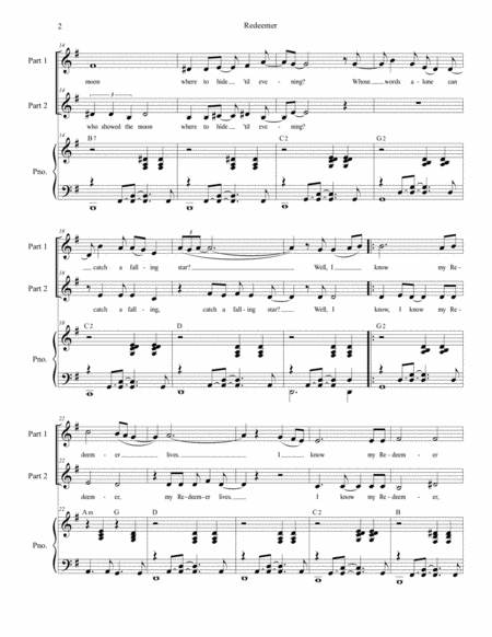 Redeemer For 2 Part Choir Page 2