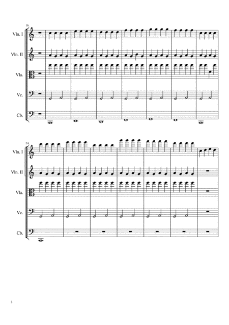 Reflection For String Quartet Page 2