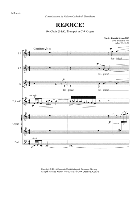 Rejoice Score Page 2