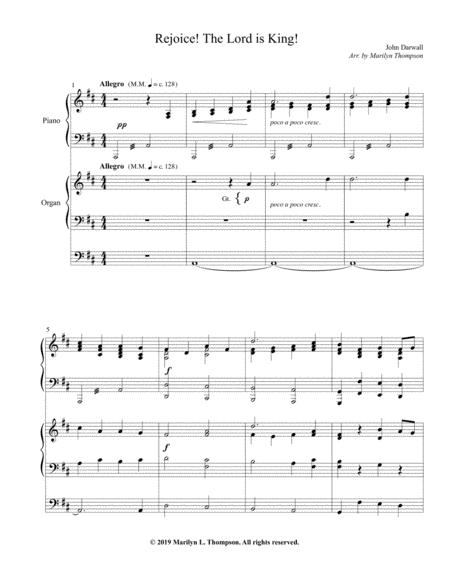 Rejoice The Lord Is King Piano Organ Pdf Page 2