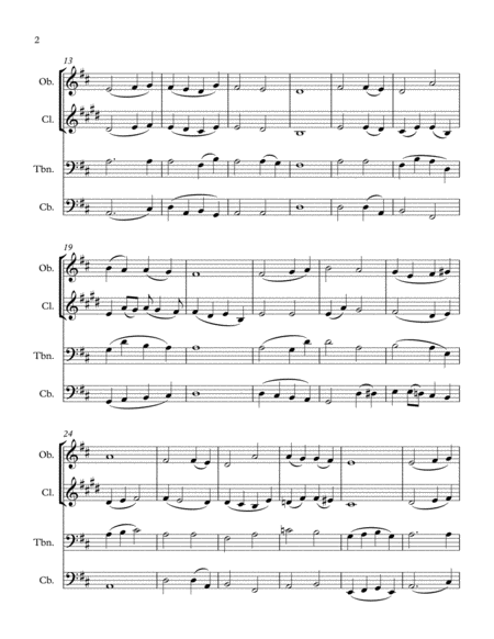 Remembrance Day Abide With Me Mixed Quartet Page 2