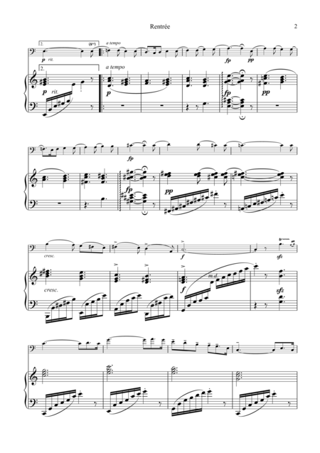 Rentre For Cello And Piano Page 2