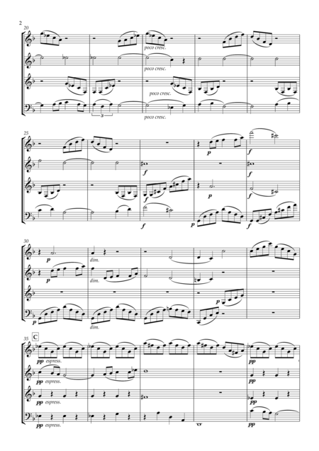 Reverie For Wood Quartet Page 2