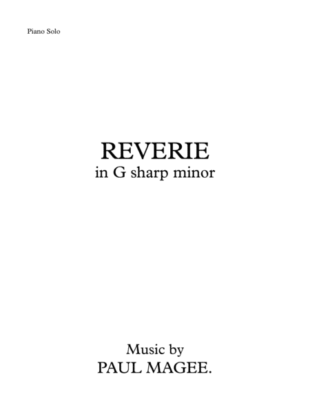 Reverie In G Sharp Minor Page 2