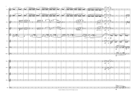 Reveries Of A Winter Journey Arranged For Chamber Winds And Bass Page 2