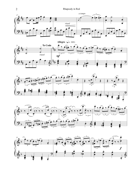 Rhapsody In Red Page 2