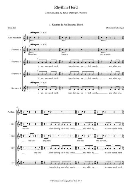 Rhythm Herd 4 Sopranos Alto Recorder Page 2