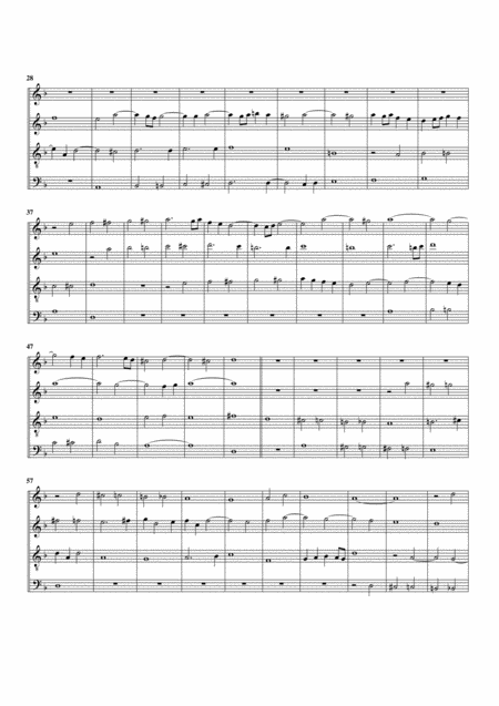 Ricercare In C Minor Arrangement For 4 Recorders Page 2