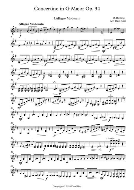 Rieding Concertino Op 34 In G Major 2nd Violin Accompaniment Page 2