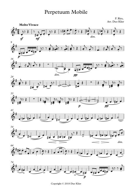 Ries Perpetuum Mobile 2nd Violin Accompaniment Page 2