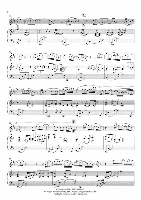 Right Here Waiting Piano Alto Sax Intermediate Page 2