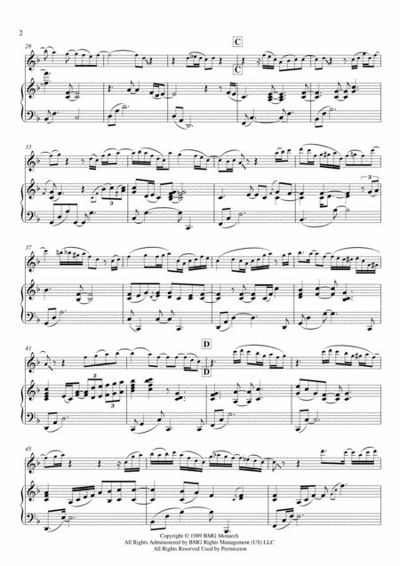 Right Here Waiting Piano Flute Intermediate Page 2